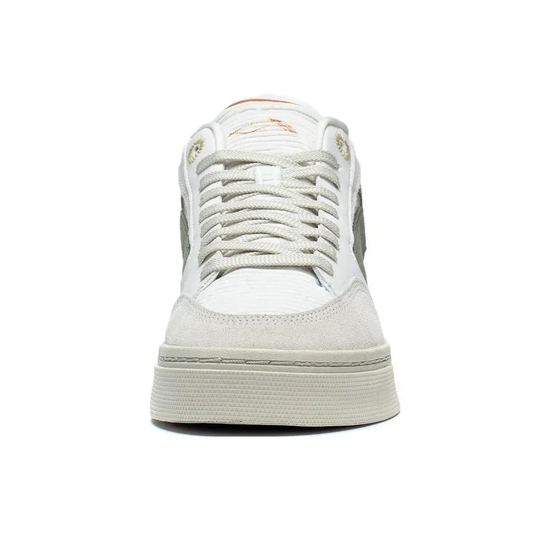 LiNing 180 Slip Resistant, Abrasion Resistant, Lightweight Mid Top Skateboard Shoes Men's White-3
