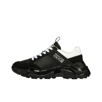 VERSACE JEANS Speedtrack Abrasion Resistant Low Top Casual Shoes Men's Black