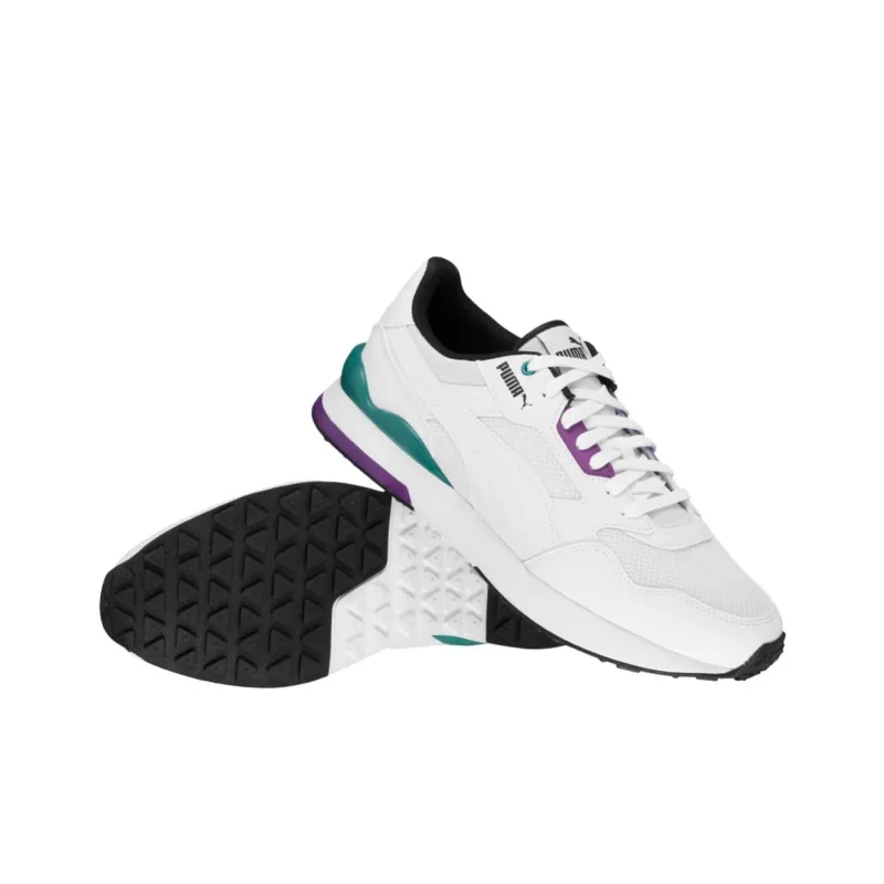 PUMA R78 Futr Low Running Shoes Black/White-2