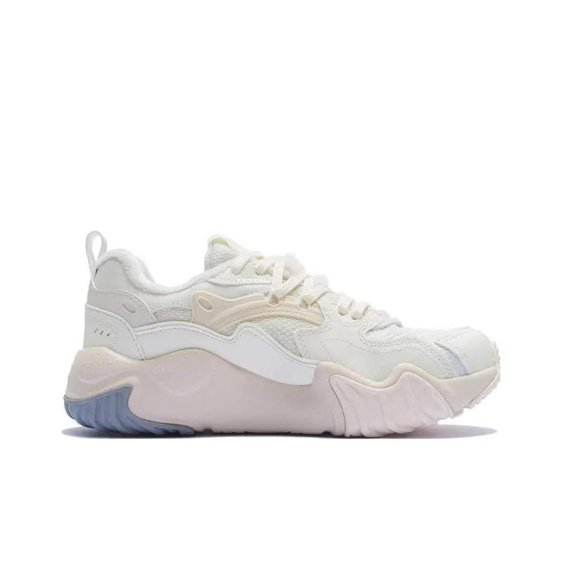 LiNing Cat Paw Lite Low Top Running Shoes Women's Pink White-1