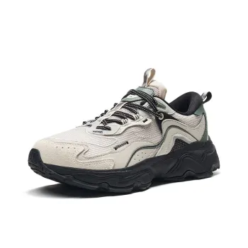 XTEP Junling 2.0 Cushioning Anti Slip Wear Resistant Breathability Low Top Running Shoes Men's Gray Black
