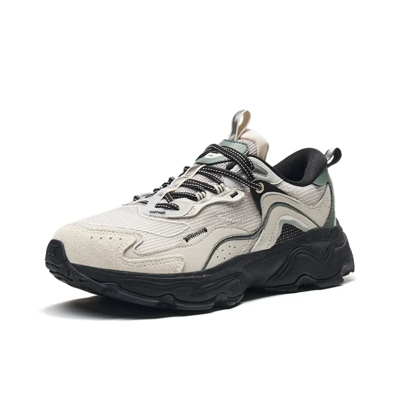 XTEP Junling 2.0 Cushioning Anti Slip Wear Resistant Breathability Low Top Running Shoes Men's Gray Black-0