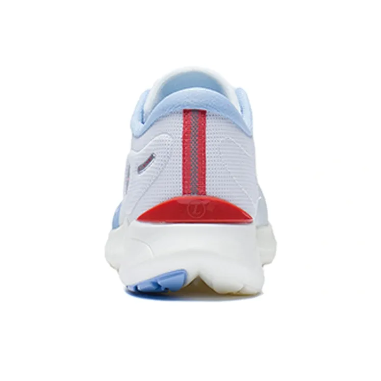LiNing Qingyi Slip Resistant, Abrasion Resistant, Breathable, Lightweight Low Top Casual Shoes Women's White Blue-5