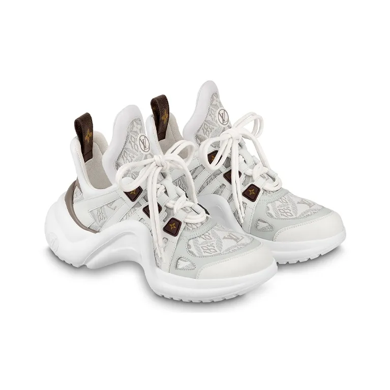 LOUIS VUITTON Archlight 1.0 Sneakers 'Beige With Monogram' Women's-2