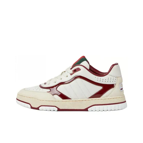 GUCCI Women's Re-Web Sneaker 'White Rosso Ancora'