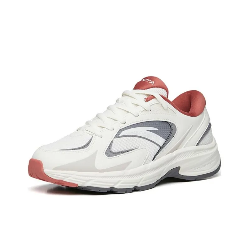 Anta AT952 Cushioning Wear Resistant Low Top Sports Casual Shoes Women's Rose Pink-1