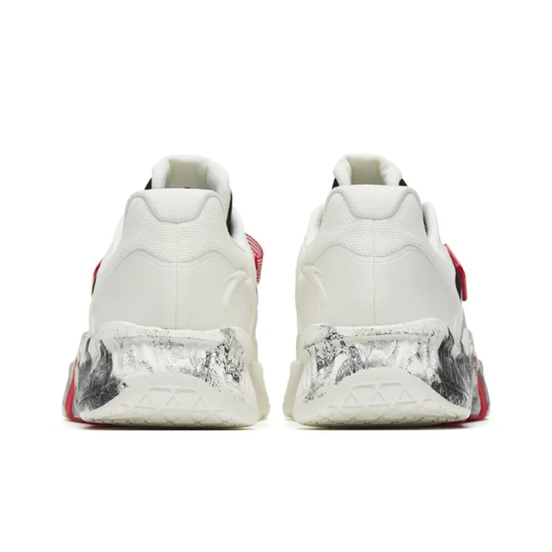 Anta Variety Training Collection Stable As A Mountain Pro Low Top Training Shoes White Black Red-3