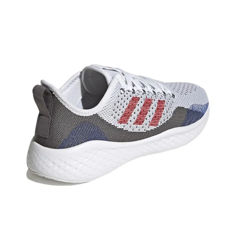 Adidas Fluidflow 2.0 Running Shoes 'White / Vivid Red'-3