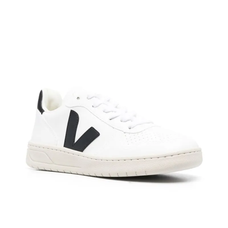VEJA V 10 White Black Women's-2