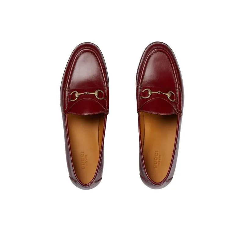 GUCCI Horsebit 24 Spring Summer Collection Loafers 9cm Women's Burgundy-3