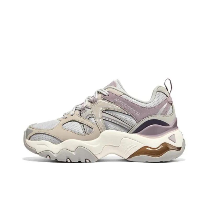 Skechers DLites 3.0 Air Sneakers 'Grey Purple Beige' Women's-0