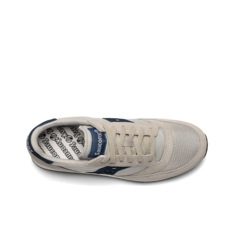 Saucony Jazz Original Original Vintage Wear-resistant And Lightweight Low-Top Running Shoes Ash Marine Blue-3
