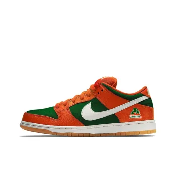 Jarritos x Nike Dunk SB Slip Resistant Cushioning Wear Resistant Low Top Skateboard Shoes Men's Orange Green