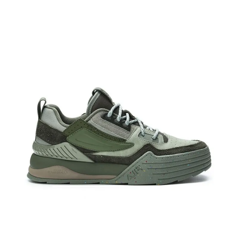 FILA PALA Anti-Slip And Wear-Resistant Lightweight Low-Top Skateboard Shoes Women's Green-1