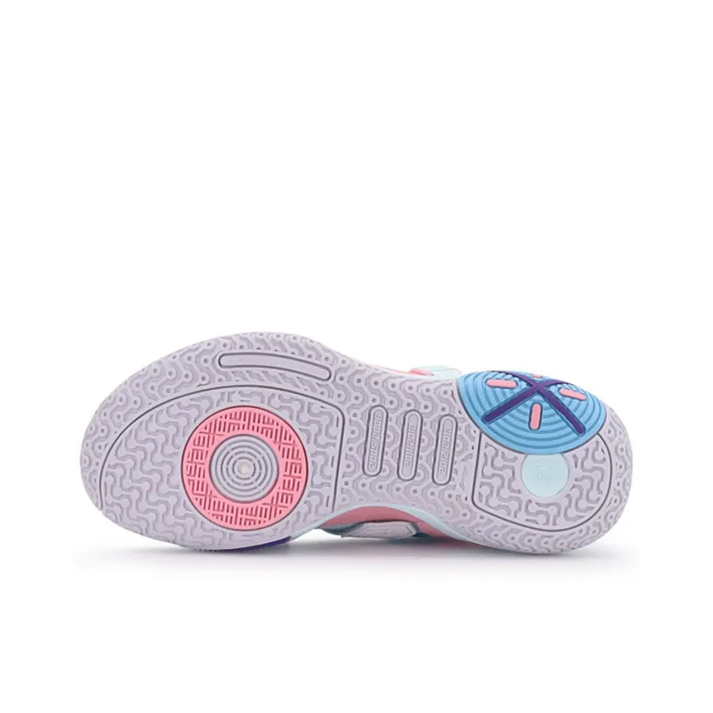 LINING Wade AC9 V2 Men | All City 9 Professional Basketball Shoes - Blue/Pink-5