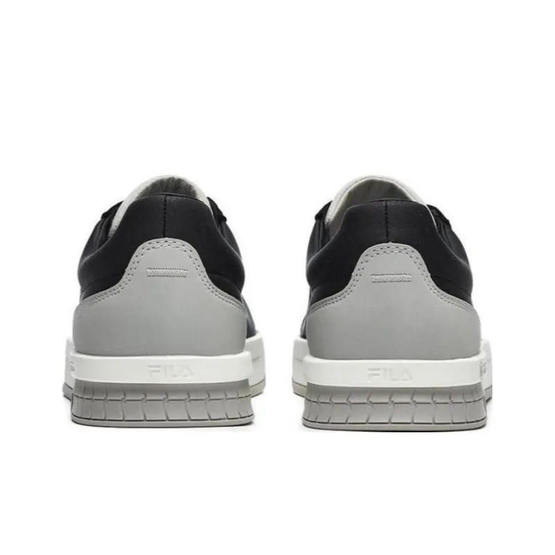 FILA ACE Anti Slip Wear Resistant Low Top Modern Skateboard Shoes Black-3