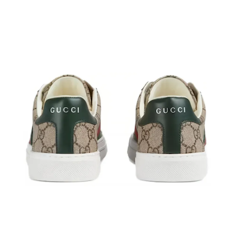 GUCCI Women's Ace 'GG Crystal Canvas Beige' Women's-5