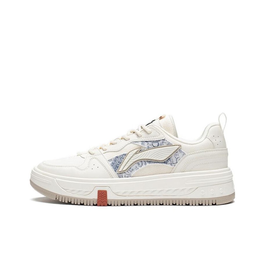 LINING Xingchuan Skateboard Shoes Women's Low-Top White US W LINING Xingchuan Skateboard Shoes Women's Low-Top White US W