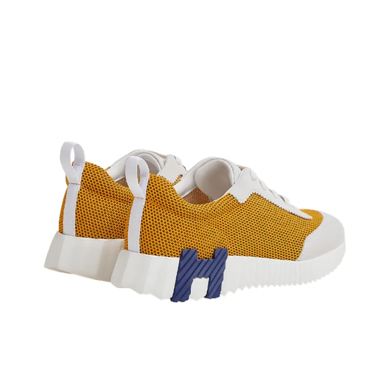 HERMES Bouncing Slip Resistant Low Top Casual Shoes Women's Yellow-4