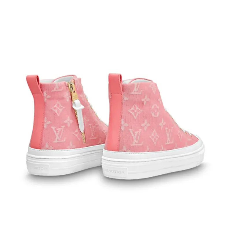 LOUIS VUITTON Stellar Stylish Skateboarding Shoes Women's Pink-3