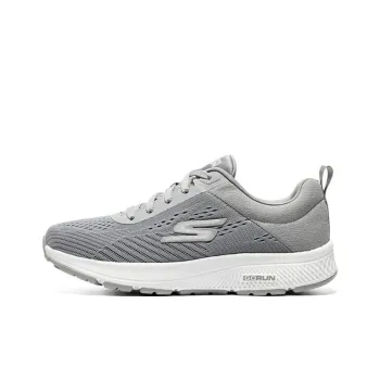 Skechers Go Walk Fle Durable Breathable Lightweight Low Top Casual Running Shoes Women's Light Gray