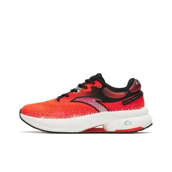 Anta C100 Cushioned Anti Slip Wear Resistant Breathable Lightweight Low Top Running Shoes Men's Orange White Black
