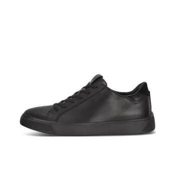 Ecco Street Fun Break Low Top Skateboard Shoes Men's Black