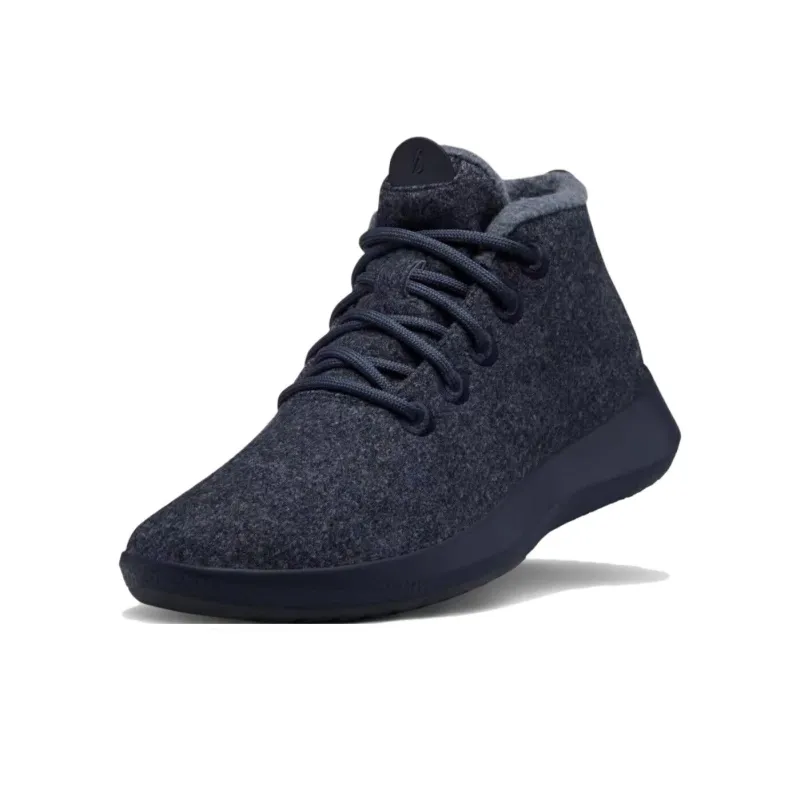 Allbirds Mizzle Up Cushioning High-Top Casual Shoes Women's Midnight Blue-1