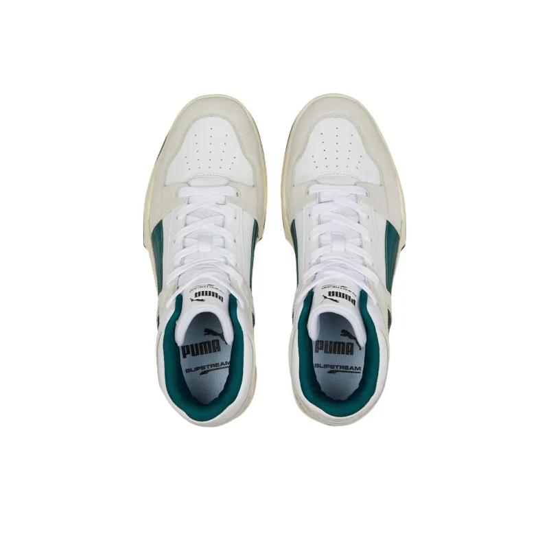 PUMA Slipstream Mid Heritage White Green-3