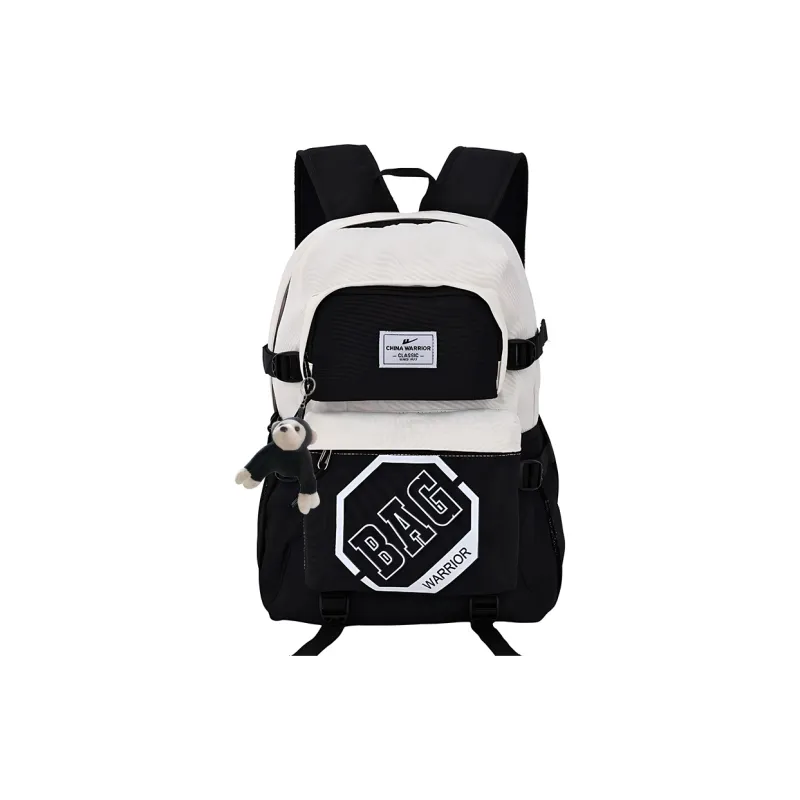 Warrior Nylon Backpack Regular Unisex Black-8