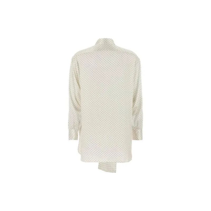 ERMANNO SCERVINO Polka Dot Printed Long Sleeved Shirt-1
