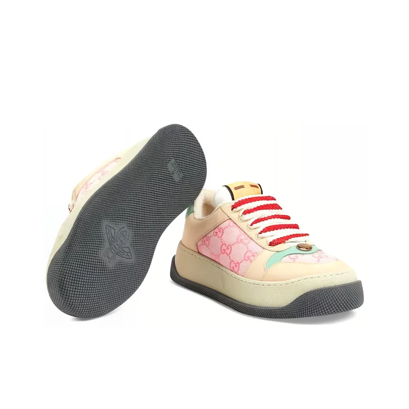 GUCCI Women's Screener 'GG Monogram Beige Pink' Women's-5