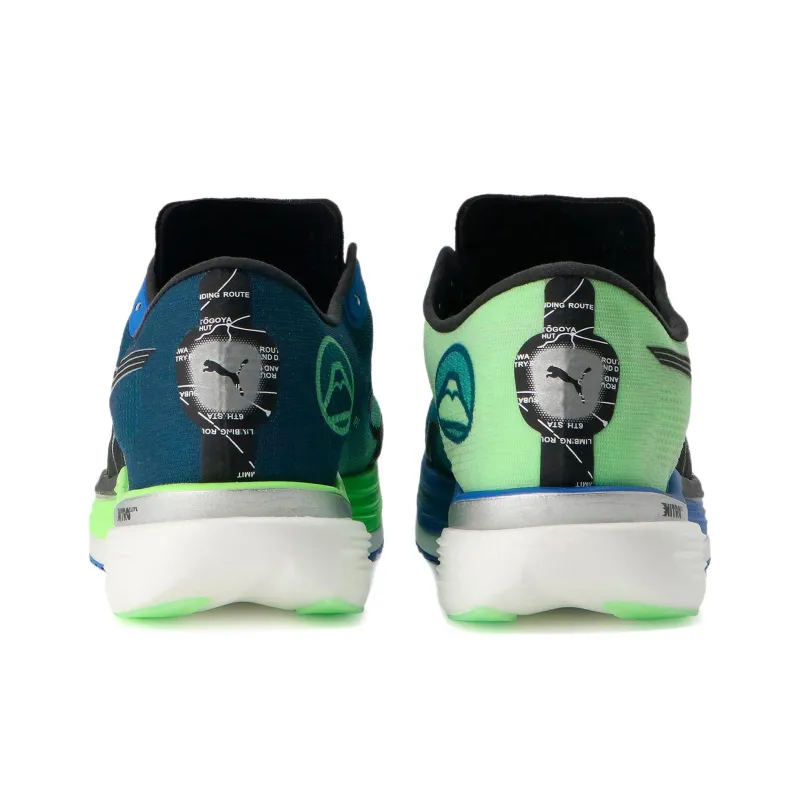 PUMA Deviate Nitro Elite 2 Anti Slip And Wear Resistant Breathable Mid Top Running Shoes Men's Turquoise-4