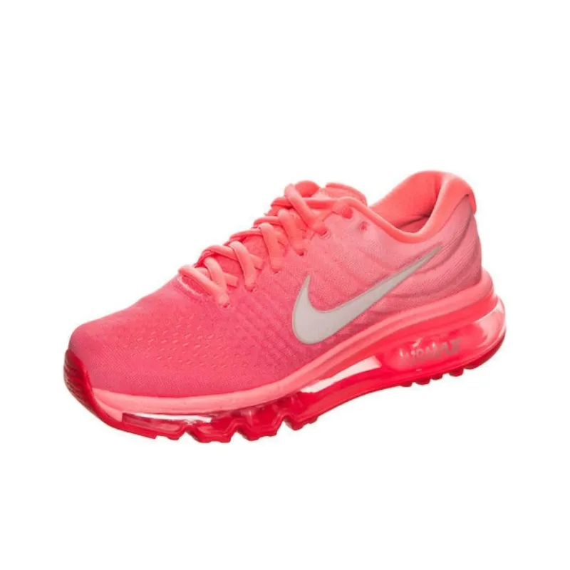 Nike Air Max 2017 Cushioned Slip Resistant Low Top Casual Shoes Unisex Red Brown-0
