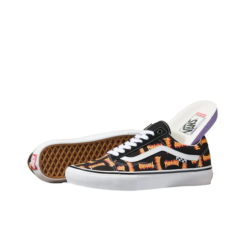 Vans Old Skool Thrasher All Over Flame Logo-2