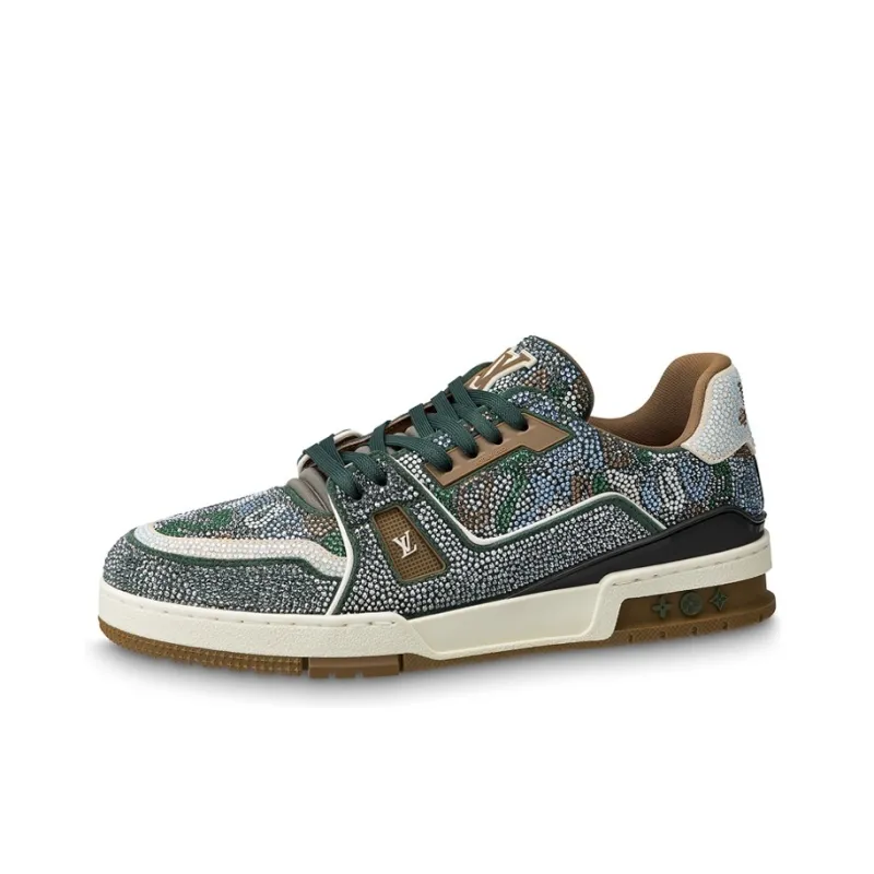 LOUIS VUITTON Trainers 'Grey Crystals'-0