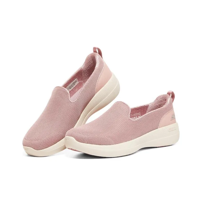 Skechers GO WALK Stability Stability Slip-Resistant Breathable Low-Top Casual Shoes Women's Pale Dogwood-2