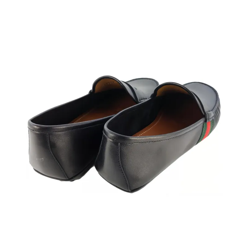 GUCCI Loafer 'Black Green Red'-3