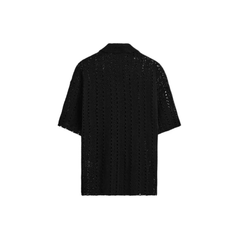 ZARA Polo Shirts Men Black-1