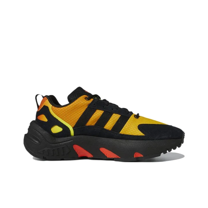 Adidas Zx 22 Boost Black Semi Impact Orange-1