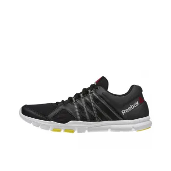 Reebok YOURFLEX TRAIN 8 Anti-Slip Wear-Resistant Breathable Lightweight Low-Top Running Shoes Men's Black