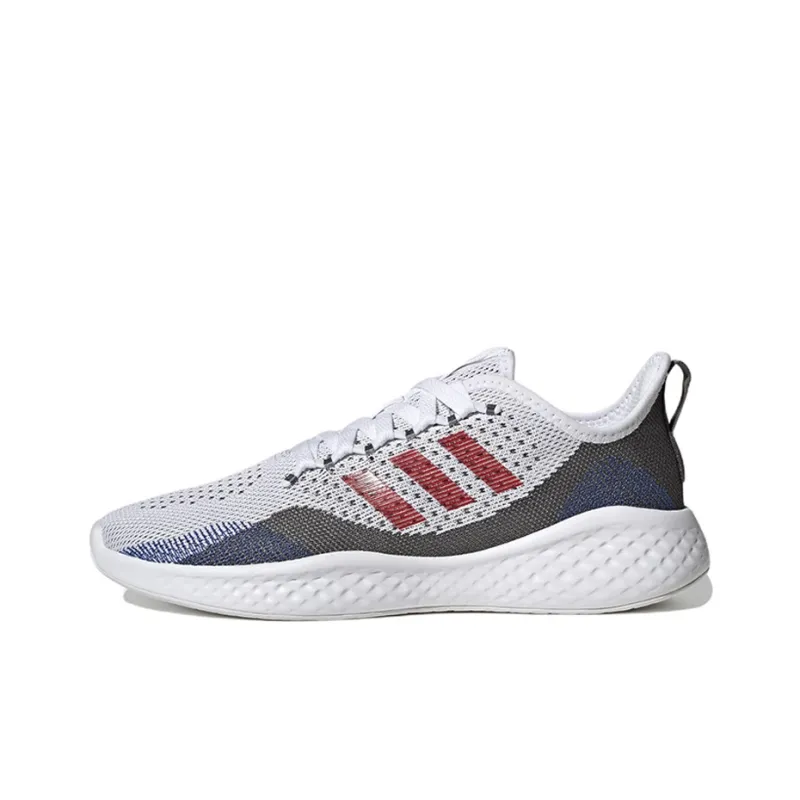Adidas Fluidflow 2.0 Running Shoes 'White / Vivid Red'-0