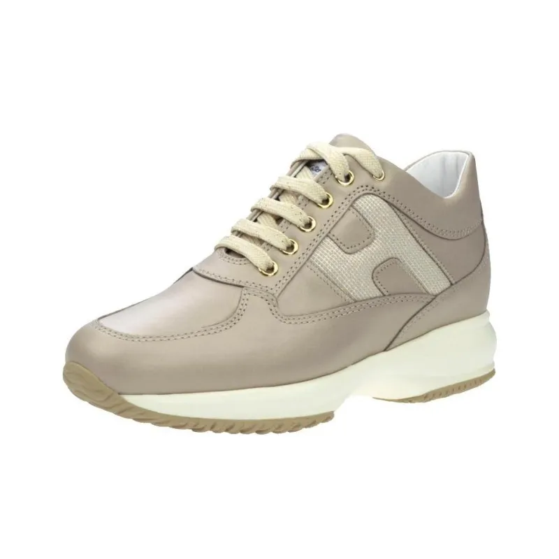 HOGAN Interactive Slip-Resistant Low-Top Sports Casual Shoes Women's Nude-2