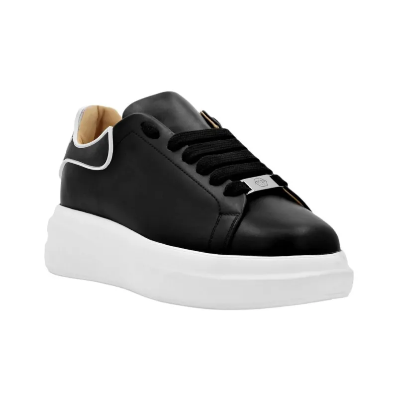 PHILIPP PLEIN Lace-up Leather Sneakers-2
