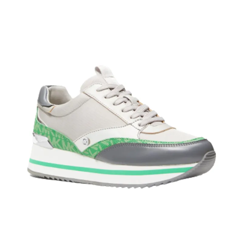MICHAEL KORS Mariah Slip-Resistant Low-Top Casual Shoes Women's Gray Green-2