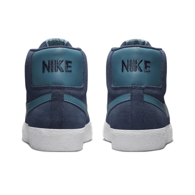 Nike Sb Zoom Blazer Mid Midnight Navy Noise Aqua-4