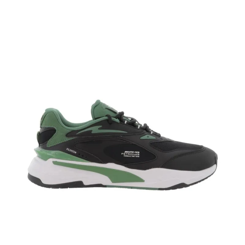 PUMA RS Fast Casual Shoes Men Low Top Green Black-1