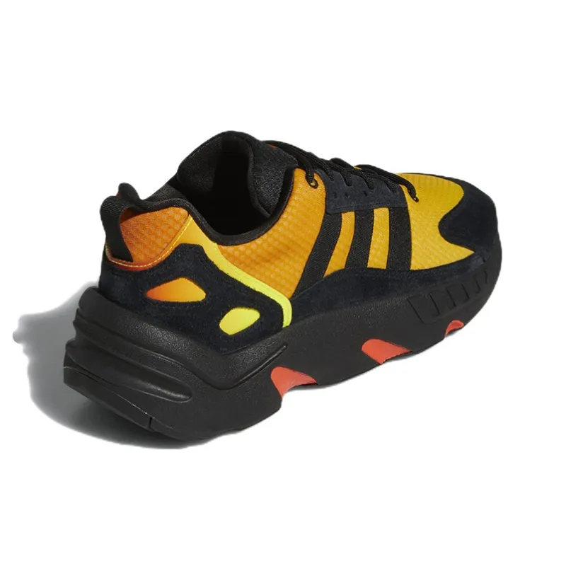 Adidas Zx 22 Boost Black Semi Impact Orange-3
