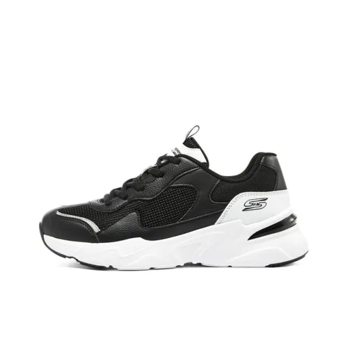Skechers BOBS BAMINA Bamina Cushioned Slip Resistant Abrasion Resistant Low Top Casual Shoes Women's Black