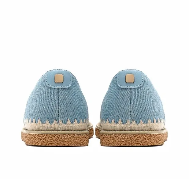 ELLE Explore The Ego Collaboration Capsule Series. Casual Single Shoes Women's Blue-4